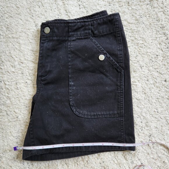 Vintage Calvin Klein Jeans Black Denim 90s Shorts Size 8 - Picture 14 of 16
